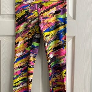 Lululemon Graffiti/ Neon Wunder Train Leggings